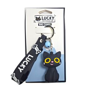 Porte-clés 3D Chat Noir - Lucky le Chat Noir