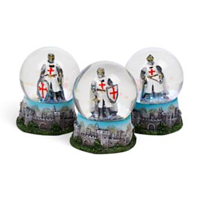 Boule à neige Chevalier des croisades & Chateau