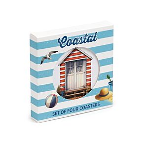 Lot de 4 Dessous de Verre - Coastal Bord de Mer