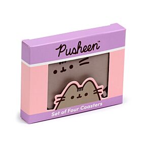 Lot de 4 Dessous de Verre - Pusheen le Chat 