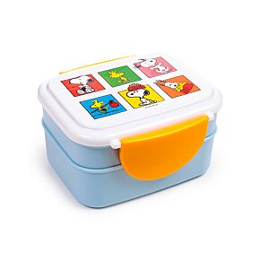 Boite Repas Bento Compartimentée avec couverts - Snoopy & Woodstock 