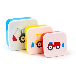 Lot de 3 Boîtes Repas M/L/XL - Petits Tracteurs