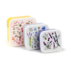 Lot de 3 Boites Repas M/L/XL - The Nectar Meadows - Abeille et Fleurs Lot de 3 Boites Repas M/L/XL - The Nectar Meadows - Abeille et Fleurs