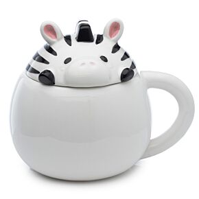 Mug avec Couvercle Adoramals - Zèbre Mug avec Couvercle Adoramals - Zèbre