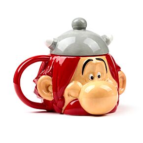 Mug en céramique avec Couvercle - Obélix Astérix Mug en céramique avec Couvercle - Obélix Astérix