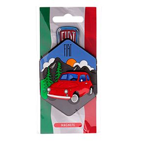 Aimant PVC Fiat 500 Montagnes Dolomites