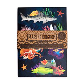Bloc-notes A5 en papier recyclé - Marine Kingdom Bloc-notes A5 en papier recyclé - Marine Kingdom
