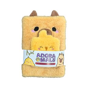 Bloc-notes Peluché avec Mini Bloc-notes dans poche - Capybara Bloc-notes Peluché avec Mini Bloc-notes dans poche - Capybara