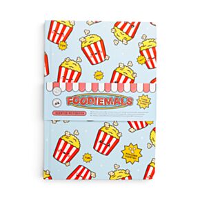 Bloc-notes A5 parfumé en papier recyclé - Foodiemals Popcorn 
