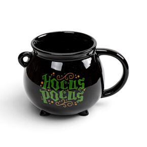 Mug en Céramique Hocus Pocus - Forme de Chaudron de Sorcière Noir