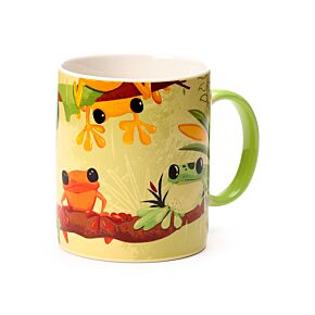 Mug en Porcelaine - Tropical Frogs Grenouilles Tropicales Mug en Porcelaine - Tropical Frogs Grenouilles Tropicales
