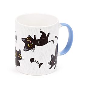 Mug en Porcelaine - Lucky le Chat Noir