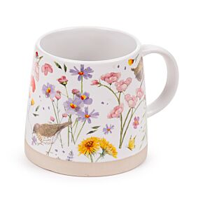 Mug en grès - Jan Pashley Oiseaux & Fleurs sauvages