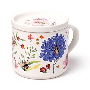 Ensemble Mug Porcelaine & Dessous de Tasse - Nectar Meadows Ensemble Mug Porcelaine & Dessous de Tasse - Nectar Meadows