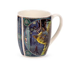 Mug en Porcelaine - Lisa Parker Chat sur Chaudron rouillé