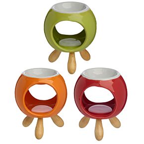 Brûleur à Huile - Arrondi à Pieds