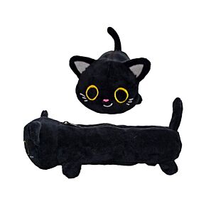 Trousse peluchée - Lucky le Chat Noir Trousse peluchée - Lucky le Chat Noir