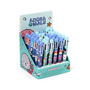 Stylo Multi-couleur (6 Couleurs) - Adoramals Sealife Vie Marine Stylo Multi-couleur (6 Couleurs) - Adoramals Sealife Vie Marine