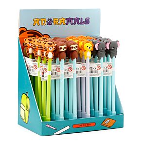 Stylo à Fine Mine - Adoramals Animaux Sauvages Stylo à Fine Mine - Adoramals Animaux Sauvages