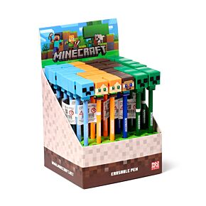 Stylo effaçable Inkredible avec Embout Silicone - Minecraft Chibi Style 