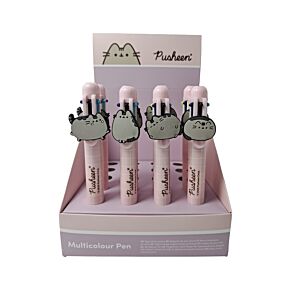 Stylo Multi-couleur avec Charme - Pusheen le Chat (6 Couleurs)