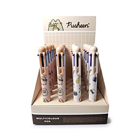 Stylo multi-couleur - Pusheen le Chat Sushi Club (6 Couleurs)