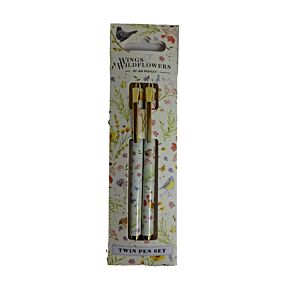 Lot de 2 Stylos - Jan Pashley Ailes & Fleurs sauvages 