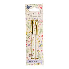 Lot de 2 Stylos - Jan Pashley Ailes & Fleurs sauvages 