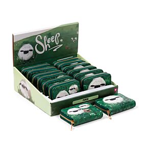 Porte-monnaie zippé - Mouton