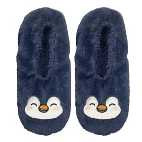 Chaussons Anti-dérapants Peluchés (EU39-41/UK6-8) - Adoramals Pingouin 
