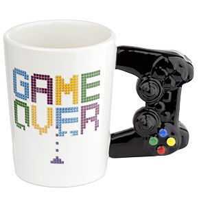 Mug à Anse Décorée - Manette de Console Vidéo GAME OVER Mug à Anse Décorée - Manette de Console Vidéo GAME OVER