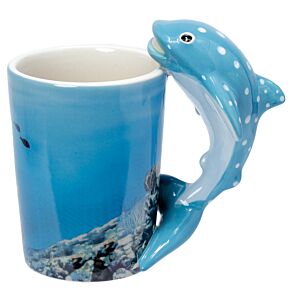 Mug à Anse Décorée - Requin-Baleine