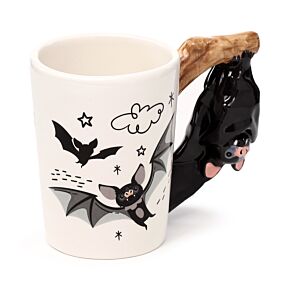 Mug à Anse Décorée - Chauve-souris Mug à Anse Décorée - Chauve-souris
