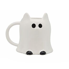 Mug en Céramique en forme de Chat Fantôme - Spooky Mug en Céramique en forme de Chat Fantôme - Spooky
