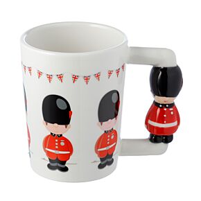 Mug à Anse Décorée - Soldat de la Garde Royale Britannique