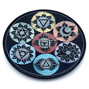 Coupelle Porte-encens Chakra - Pierre Stéalite Sculptée Coupelle Porte-encens Chakra - Pierre Stéalite Sculptée