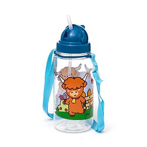 Gourde Enfant 450ml en Plastique Renforcée - Adoramals Highland Coo Gourde Enfant 450ml en Plastique Renforcée - Adoramals Highland Coo