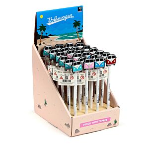 Crayon à Embout Décoratif PVC Volkswagen - Van Bus Combi VW T1 Crayon à Embout Décoratif PVC Volkswagen - Van Bus Combi VW T1