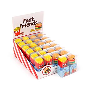 Taille-crayon Fast Food - Burger, Frites