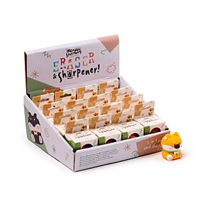 Taille-Crayon et Gomme 2 en 1 - Chiot Mignon