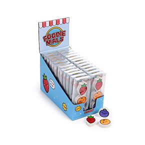 Lot de 3 Gommes - Foodiemals Fruits Lot de 3 Gommes - Foodiemals Fruits