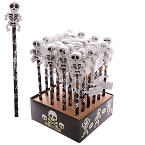 Crayon avec Embout Gomme - Squelette Crayon avec Embout Gomme - Squelette