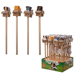 Crayon avec Embout Gomme - Chiot Petit Chien