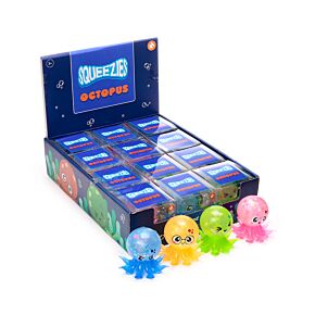 Jouet à Presser Pieuvre à ventouses Jouet à Presser Pieuvre à ventouses