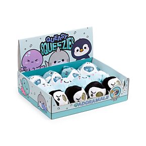 Jouet Peluché à Presser Queasy Squeezies Adoramals Sealife – Poulpe, Requin, Pingouin Jouet Peluché à Presser Queasy Squeezies Adoramals Sealife – Poulpe, Requin, Pingouin