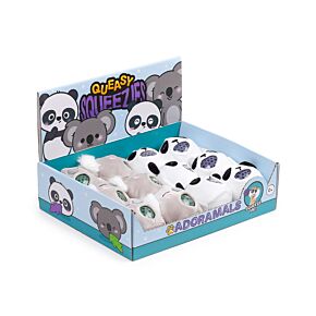 Jouet Peluché à Presser Queasy Squeezies Adoramals – Animaux Sauvages Panda & Koala Jouet Peluché à Presser Queasy Squeezies Adoramals – Animaux Sauvages Panda & Koala