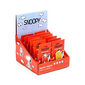 Montre Digitale en Silicone - Peanuts Snoopy & Woodstock Montre Digitale en Silicone - Peanuts Snoopy & Woodstock