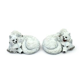 Maman Loup & Louveteaux Blottis