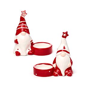 Bougeoirs chauffe-plat en céramique - Lutins de Noël - Jolly Gonks