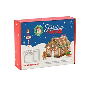 Ensemble de 10 Emporte-pièces Pour Maison Pain d'Epices Noël - Festive Friends